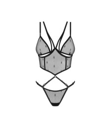 Anniverse special top et string - Noir